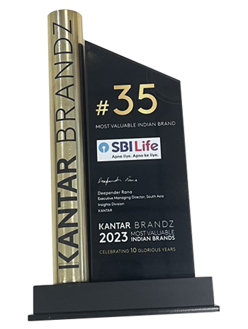 February 2024: SBI Life recognised as #35 Most Valuable Indian Brand by Kantar Brandz 2023 